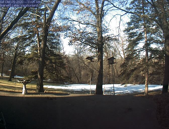 Brainerd MN Backyard Webcam